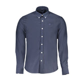 North Sails Blue Cotton Shirt -   -  North Sails.